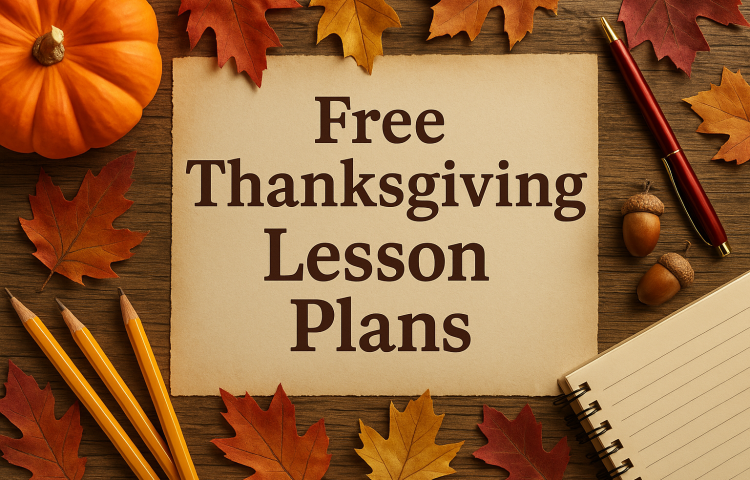 Free Thanksgiving Lesson Plans